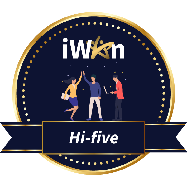 Hi-Five Spot Award Badge